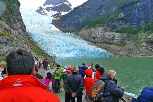 glaciar serrano en la patagonia chilena