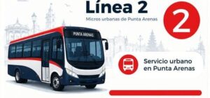 Línea 2 de micros urbanas en Punta Arenas