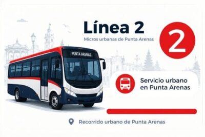 Línea 2 de micros urbanas en Punta Arenas
