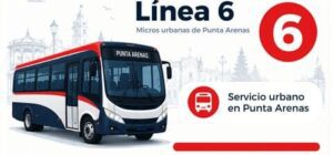 Línea 6 de micros urbanas en Punta Arenas