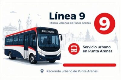 Línea 9 de micros urbanas en Punta Arenas
