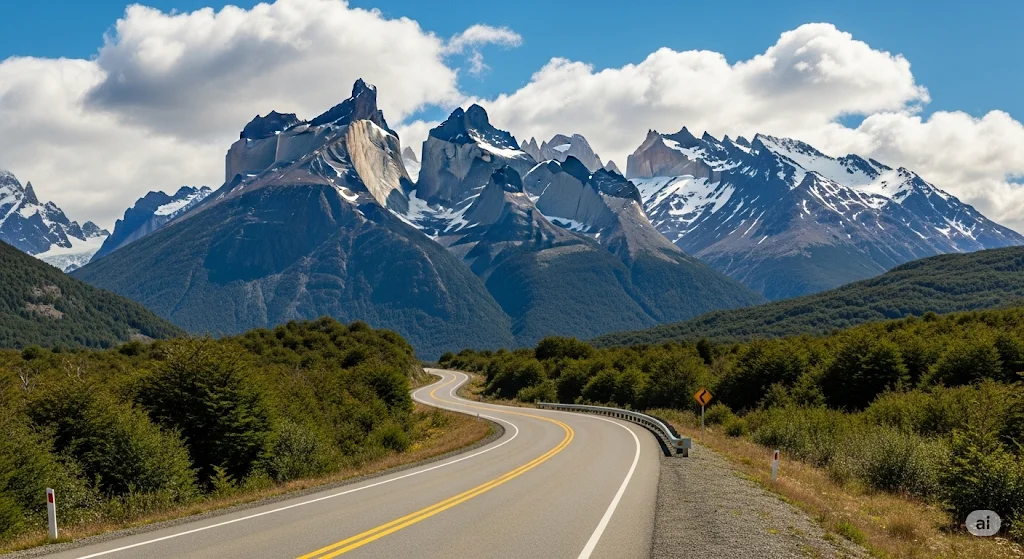 Ruta terrestre para llegar a Punta Arenas desde Santiago